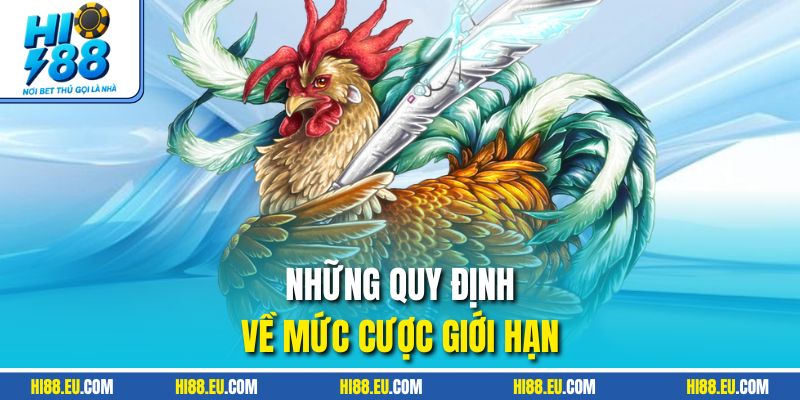 Những quy định về mức cược giới hạn