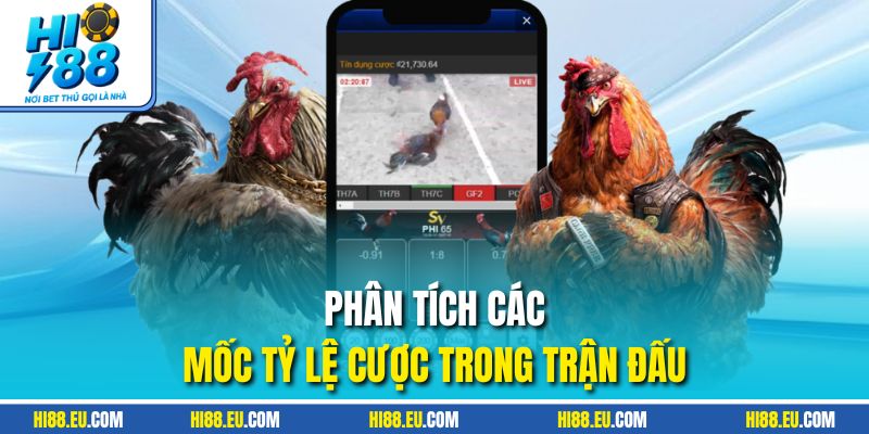 Phân tích các mốc tỷ lệ cược trong trận đấu